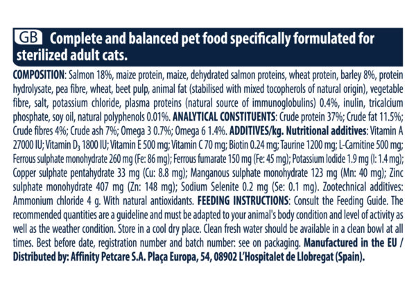 Advance Cat Adult Sterilized Sensitive 1.5кг - сьомга и ечемик