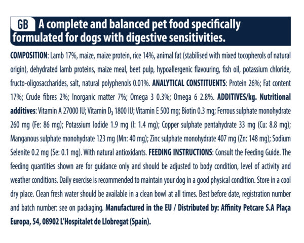 Advance Dog All Breeds Adult Sensitive 12кг - агнешко и ориз