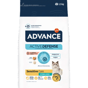 Advance Cat Adult Sterilized Sensitive 1.5кг - сьомга и ечемик