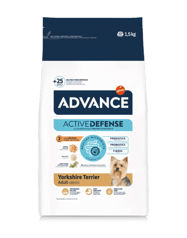 Advance Dog Yorkshire Terrier 1.5кг - пилешко и ориз